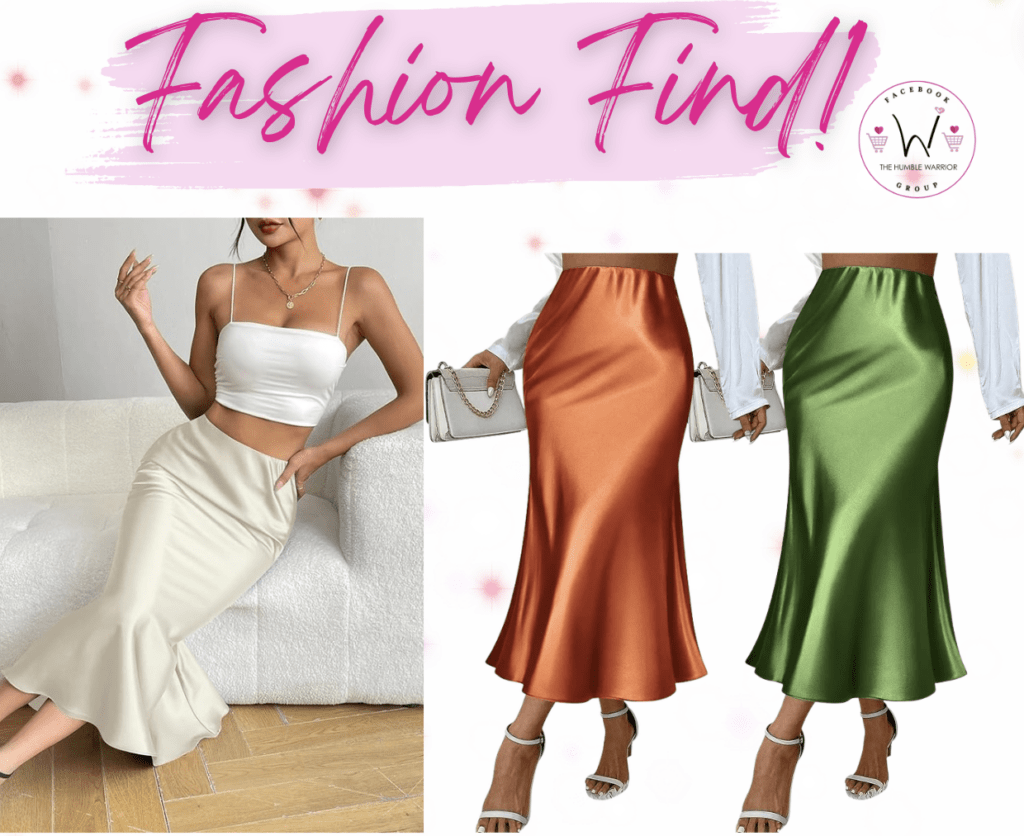 ZEAGOO Satin Midi Skirts!